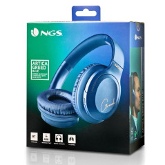 Casque Sans Fil NGS Artica Greed Bleu Avec Mi | Smarty Paris